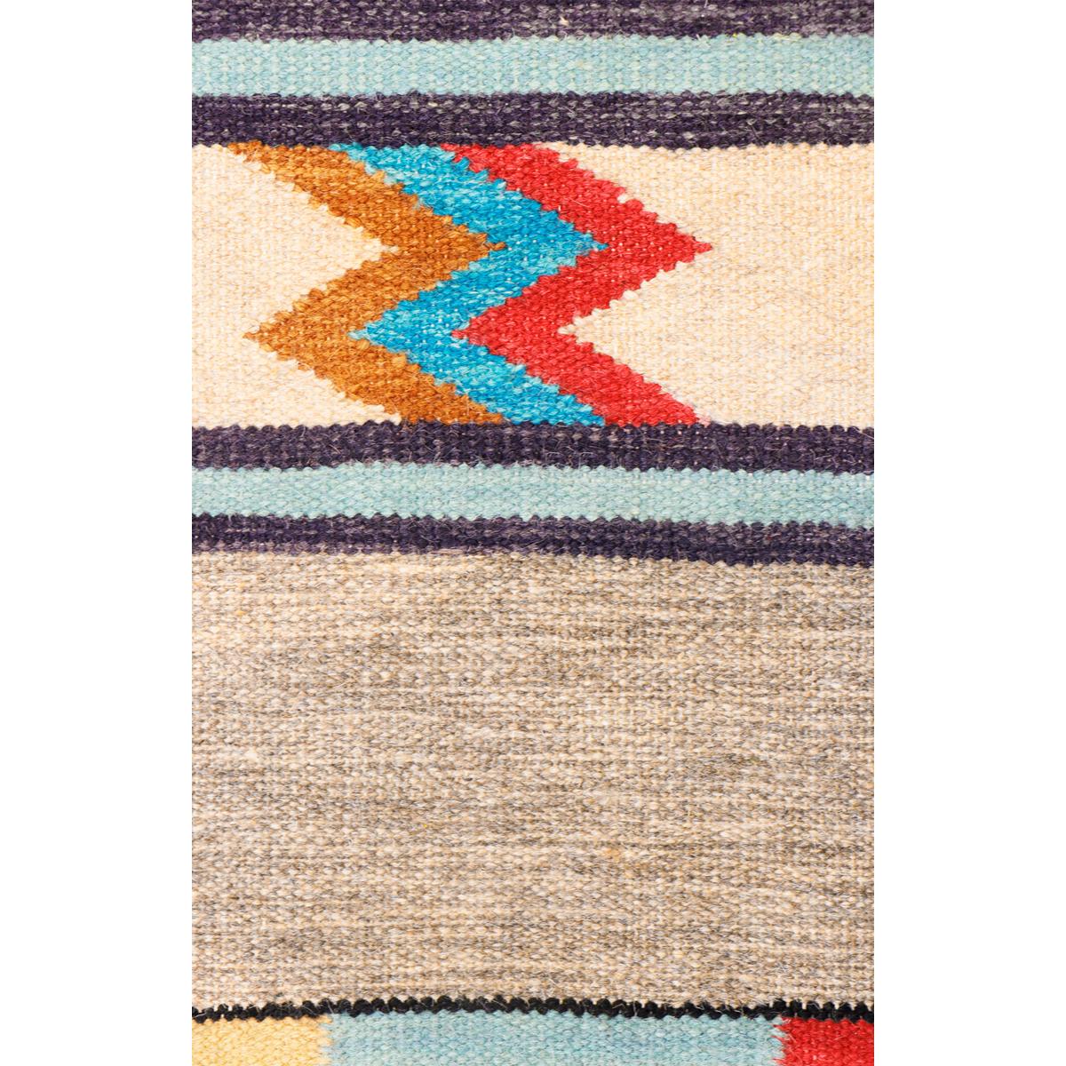 Tuscany Reversible Wool Mocha/Multi Area Rug