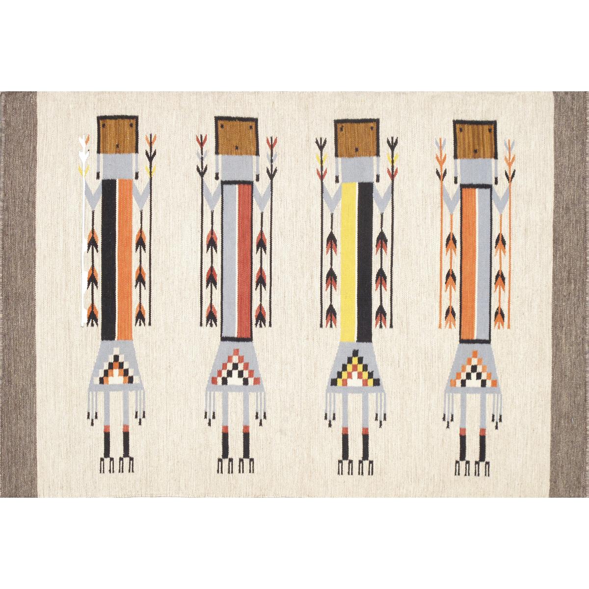 Tuscany Reversible Wool Ivory/Multi Area Rug