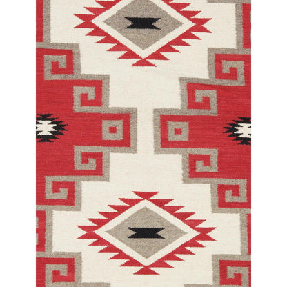Tuscany Reversible Wool Red/Black Area Rug