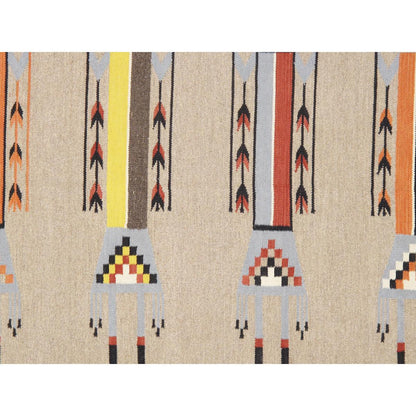 Tuscany Reversible Wool Mocha/Multi Area Rug