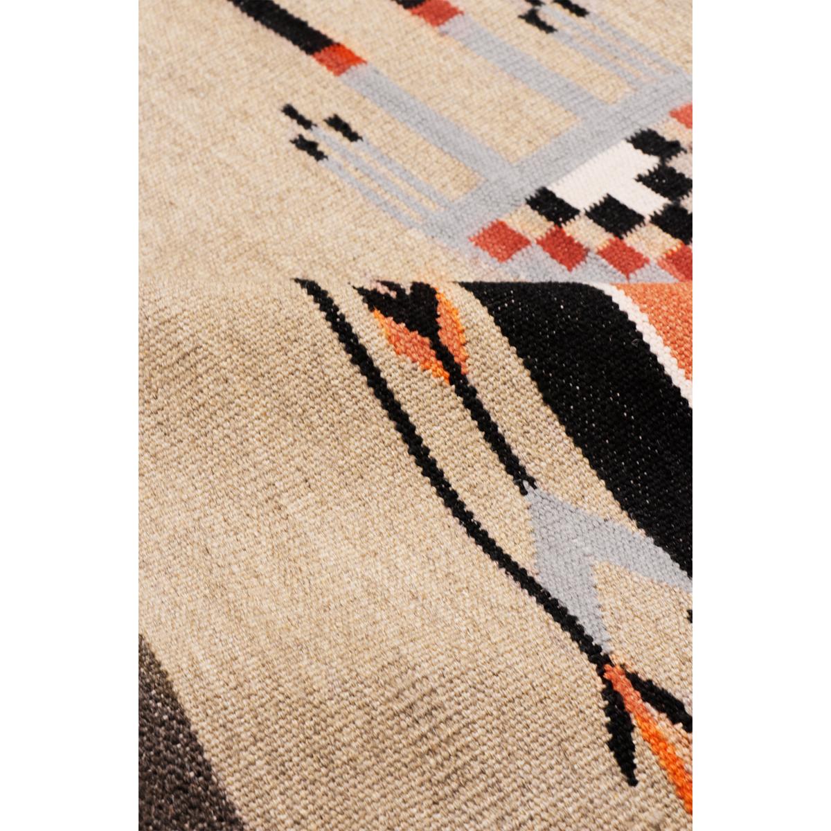 Tuscany Reversible Wool Mocha/Multi Area Rug