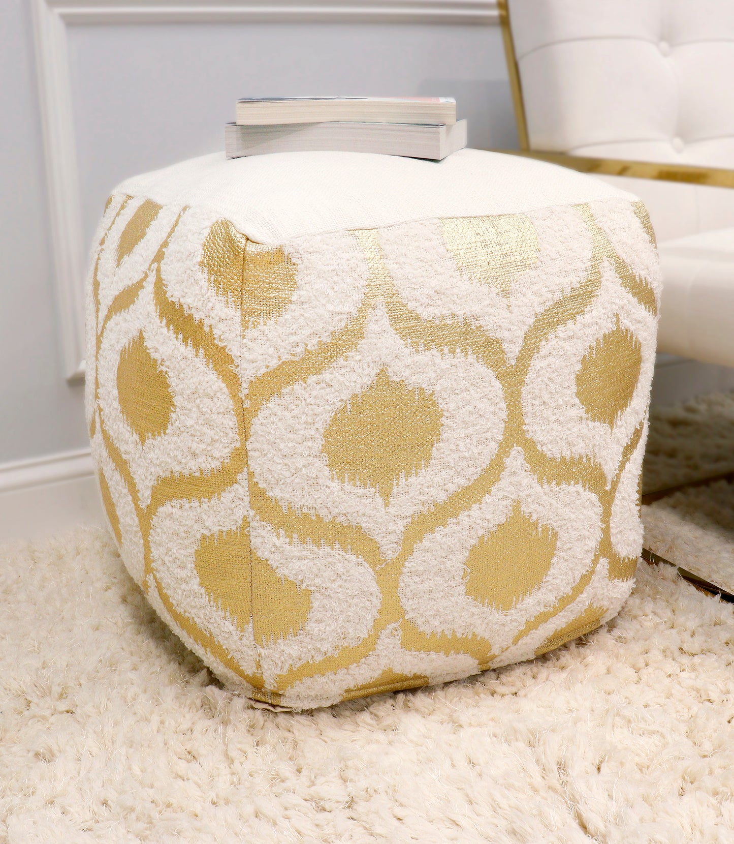 Grand Canyon Geometric Pouf