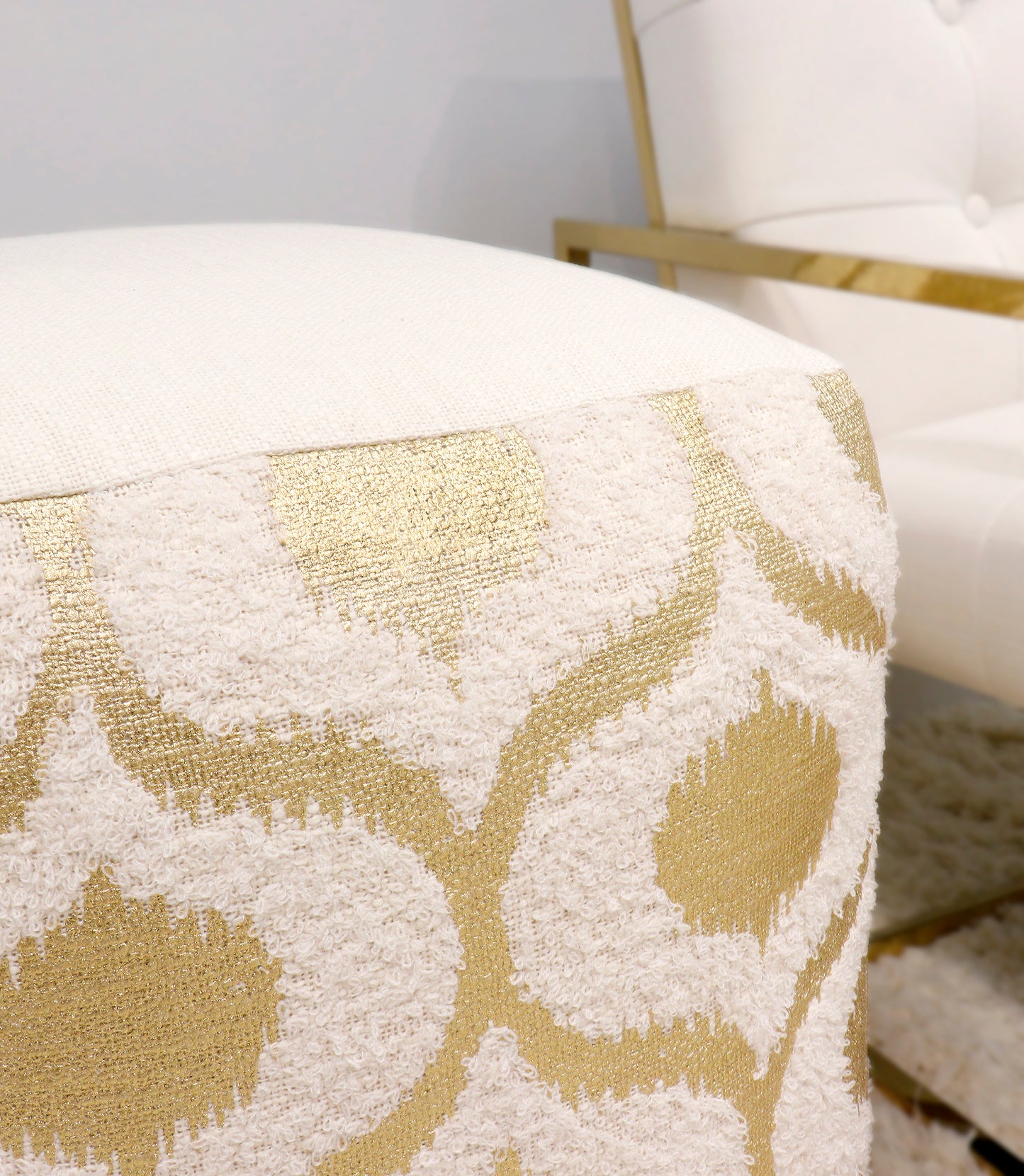 Grand Canyon Geometric Pouf