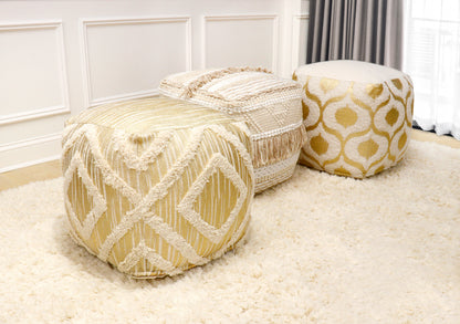 Grand Canyon Geometric Pouf