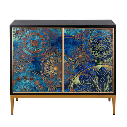 Eclipta Modern Accent Cabinet, Multicolor