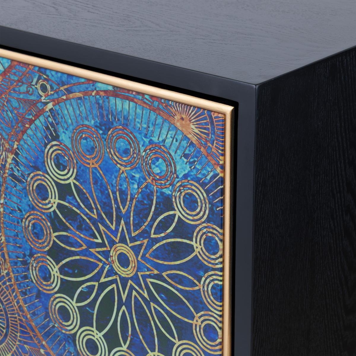 Eclipta Modern Accent Cabinet, Multicolor