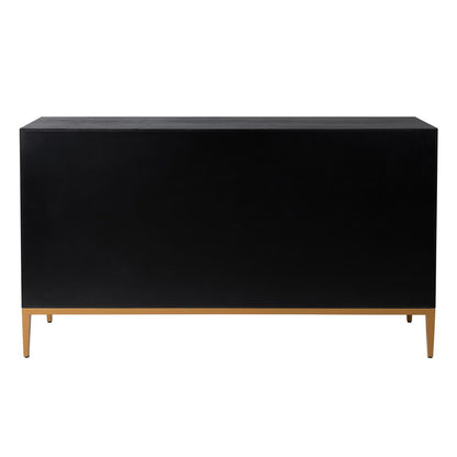 Eclipta 4-Door Modern Sideboard Cabinet, Multicolor