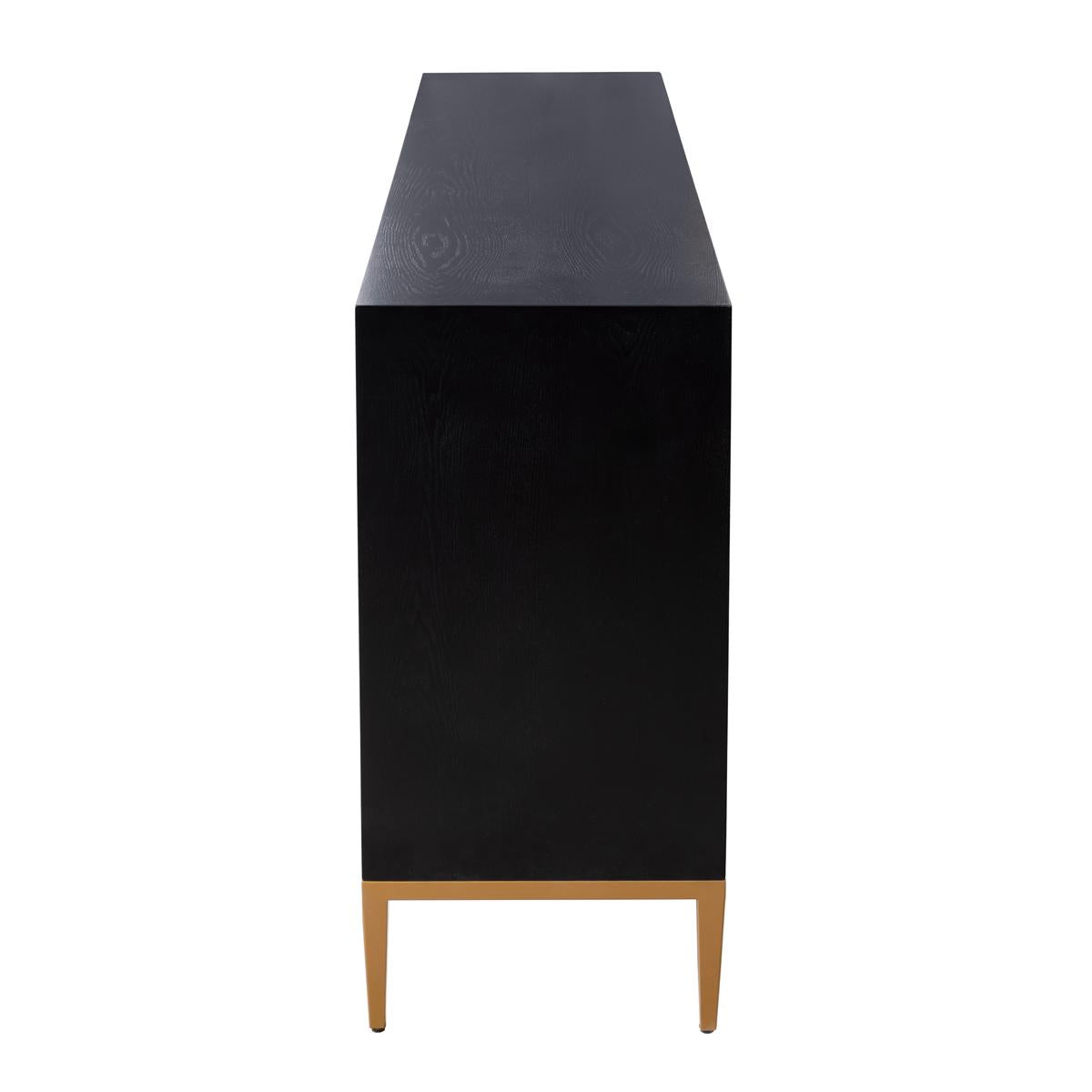Eclipta 4-Door Modern Sideboard Cabinet, Multicolor