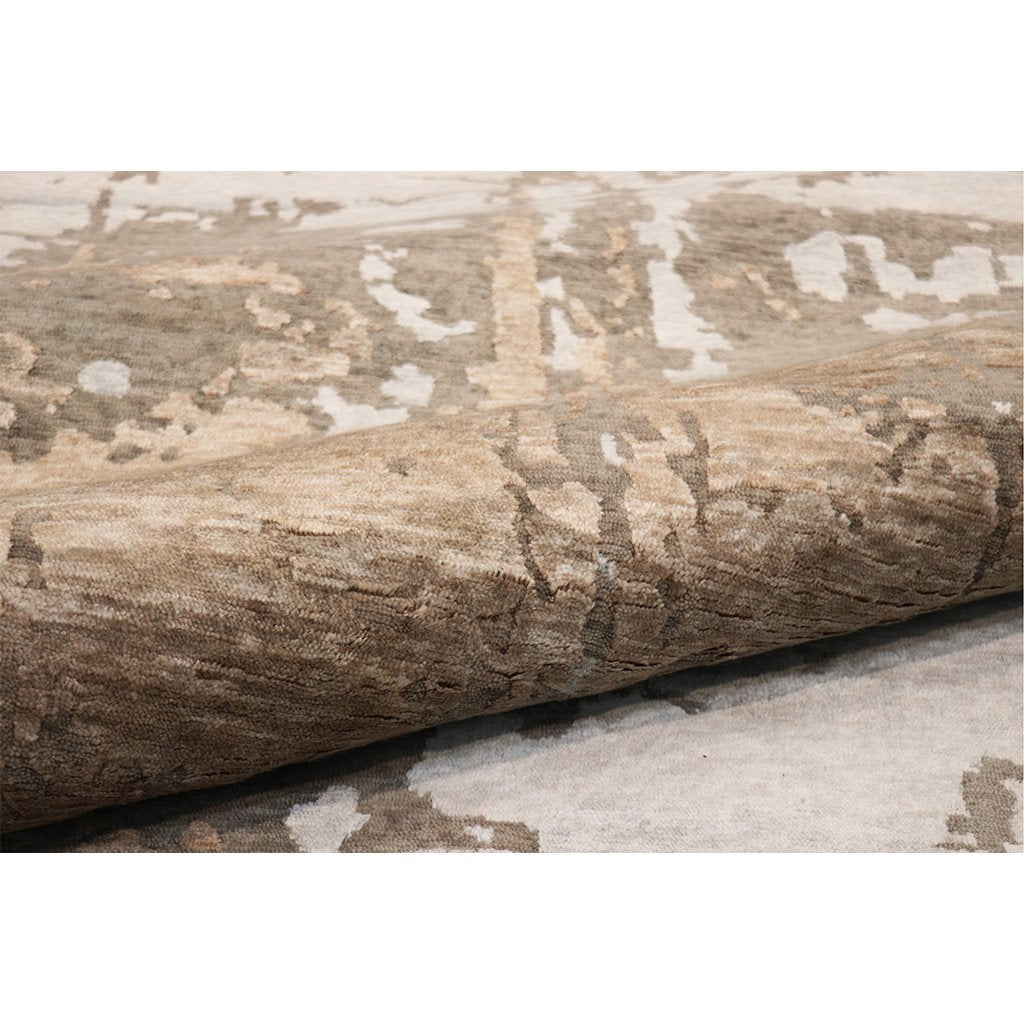 Modern Beige/Silver Area Rug
