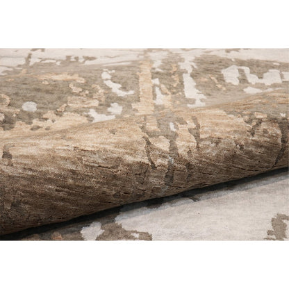 Modern Beige/Silver Area Rug