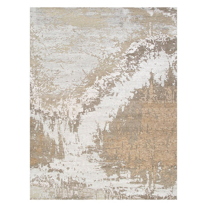 Modern Beige/Silver Area Rug