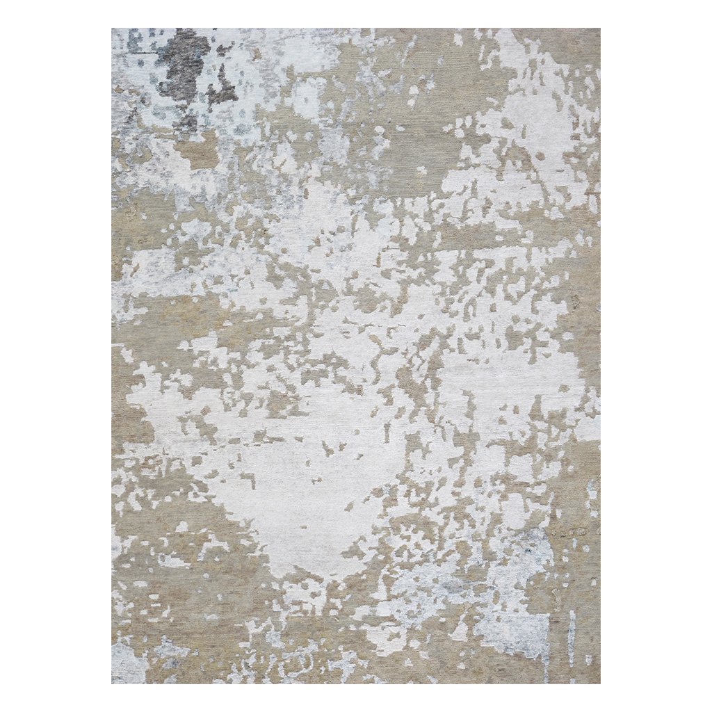 Modern Cream/Silver Area Rug