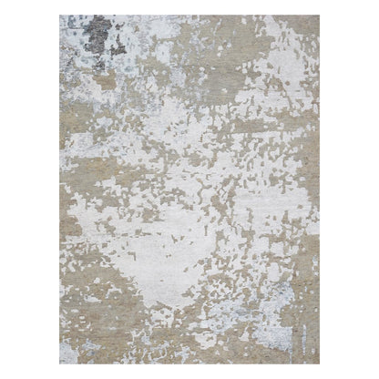 Modern Cream/Silver Area Rug