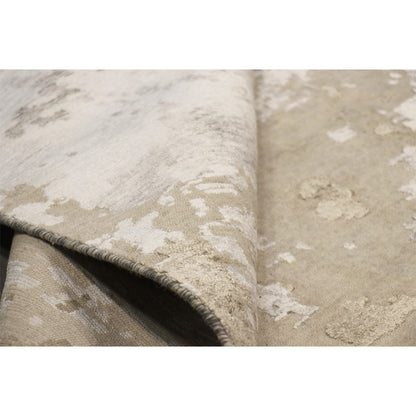 Modern Cream/Silver Area Rug
