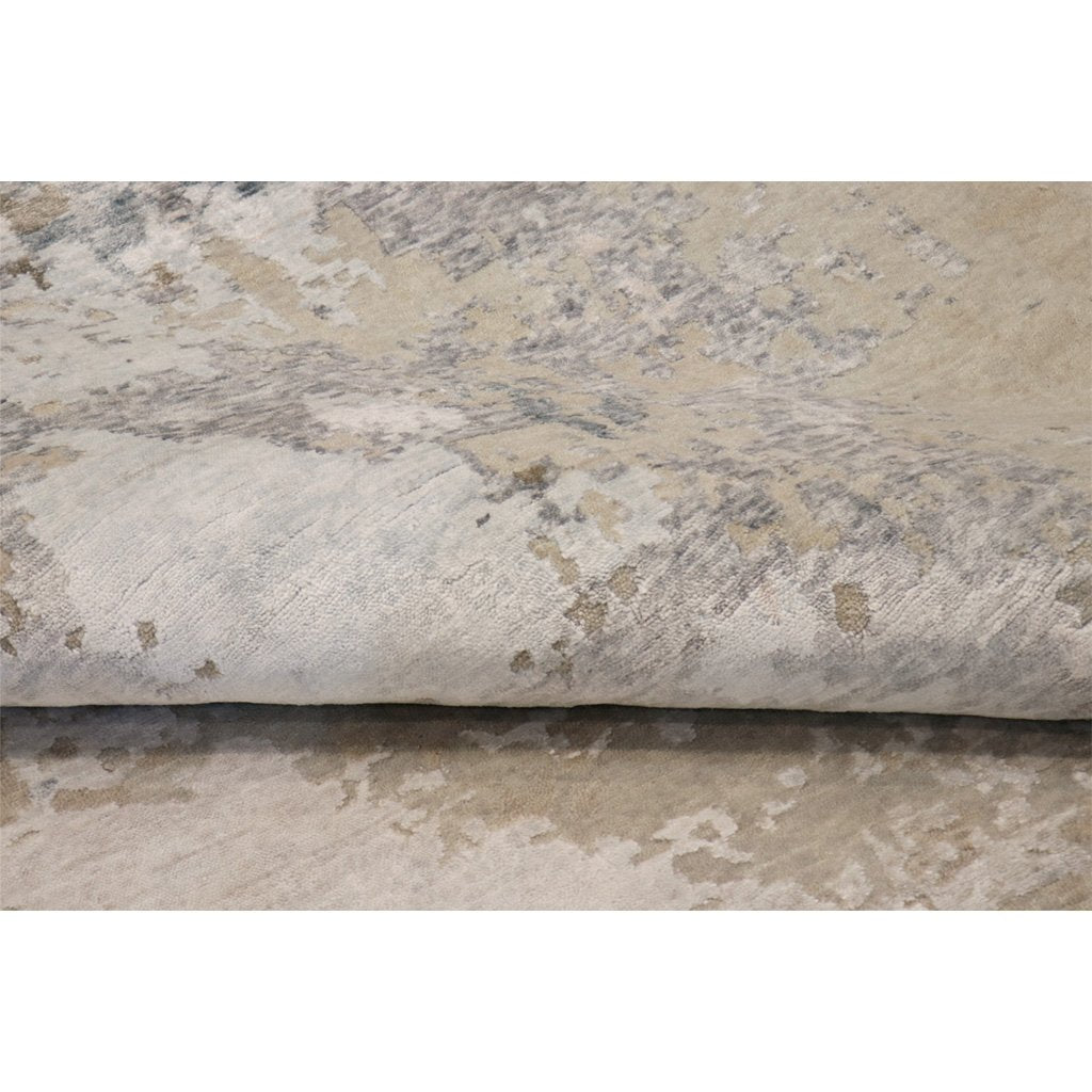 Modern Cream/Silver Area Rug