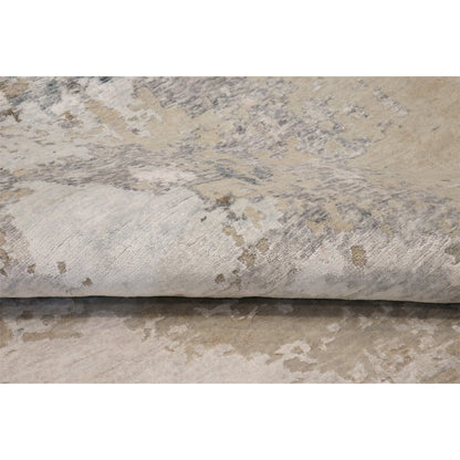 Modern Cream/Silver Area Rug