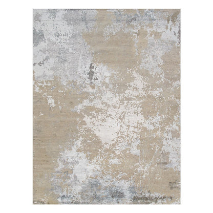 Modern Cream/Silver Area Rug