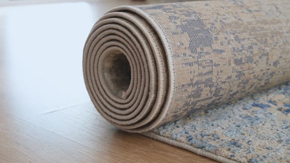 Turkish Stella Design Light Grey/Beige Area Rug
