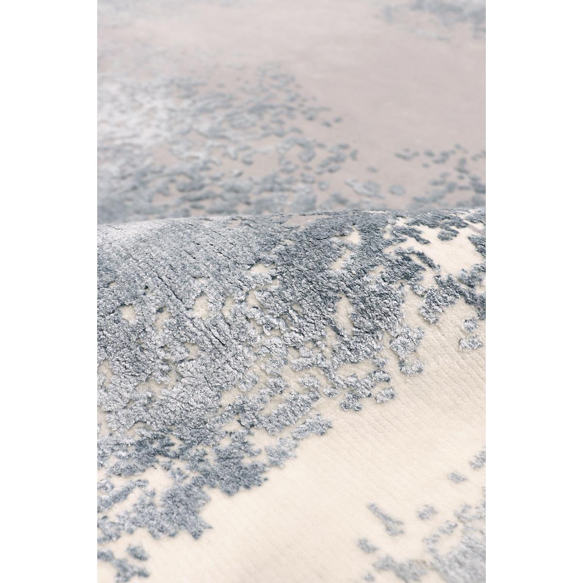 Modern Hand-Knotted Silk & Wool Area Rug