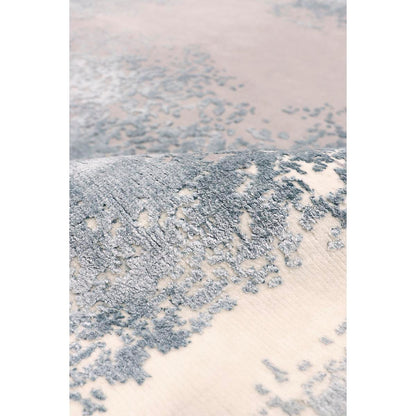 Modern Hand-Knotted Silk & Wool Area Rug