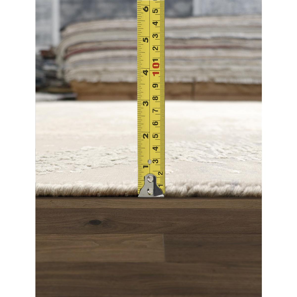 Modern Hand-Knotted Silk & Wool Area Rug
