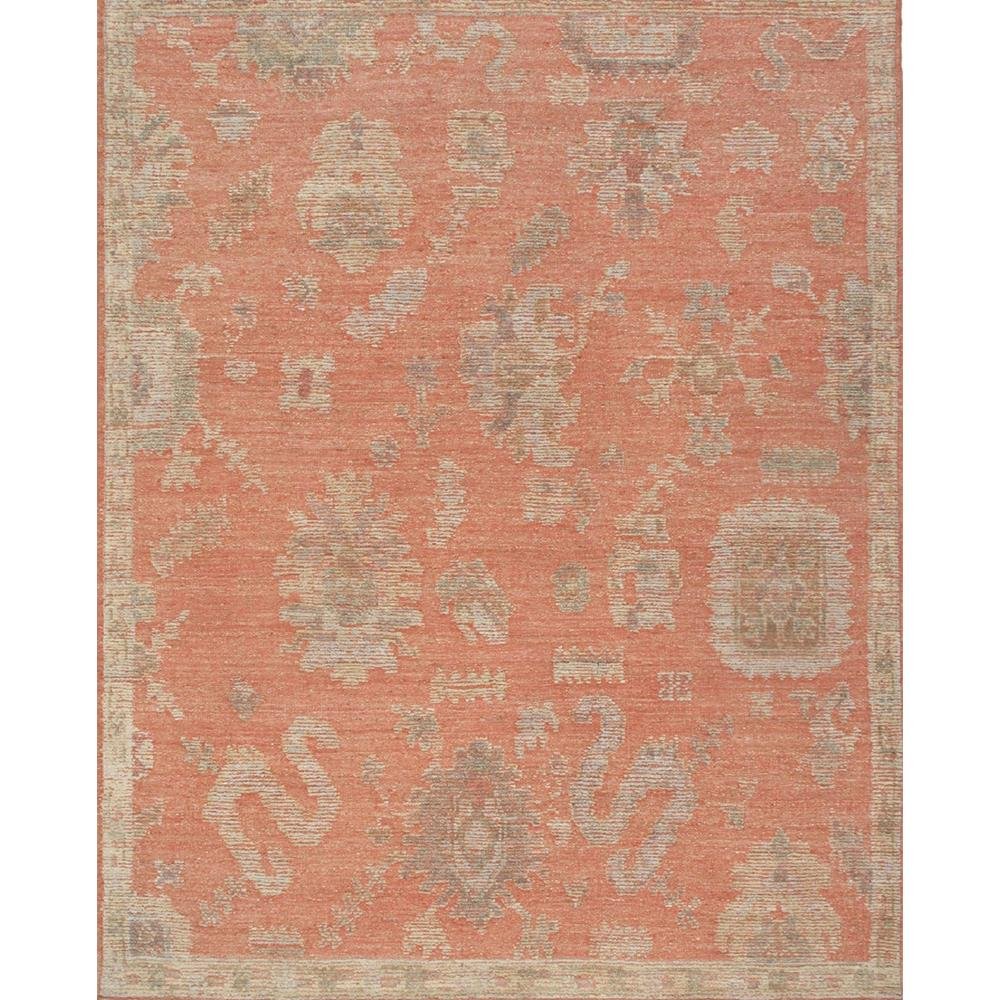 Oushak Salmon/Multi Area Rug