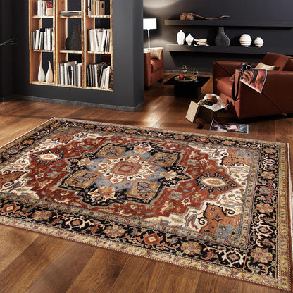 Serapi Hand-Knotted Wool Area Rug