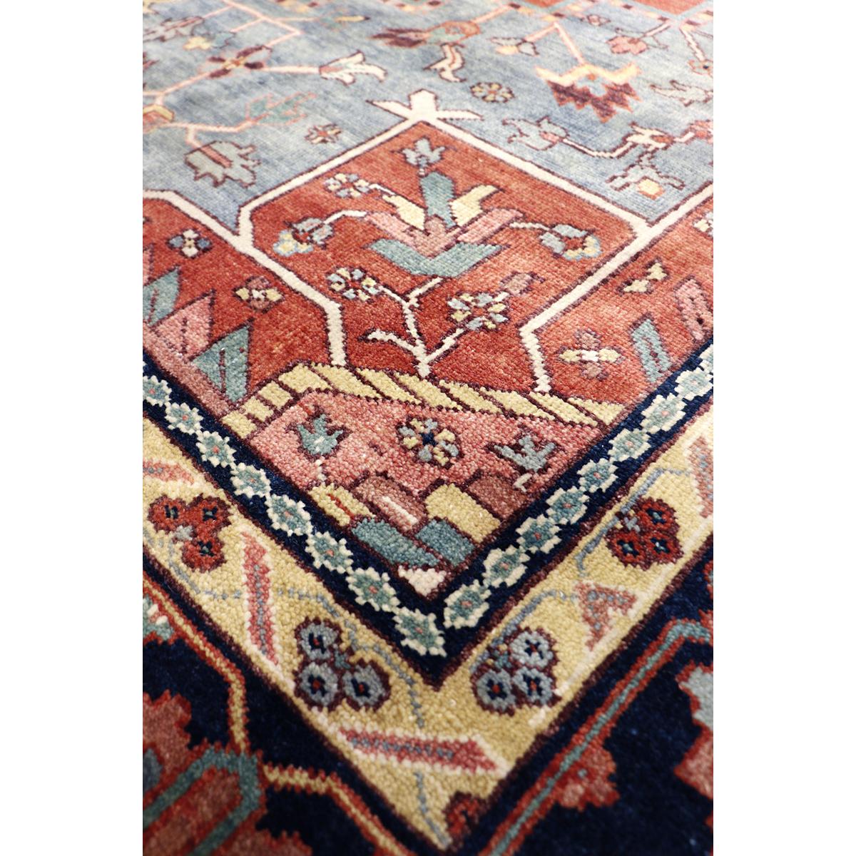 Serapi Hand-Knotted Wool Area Rug