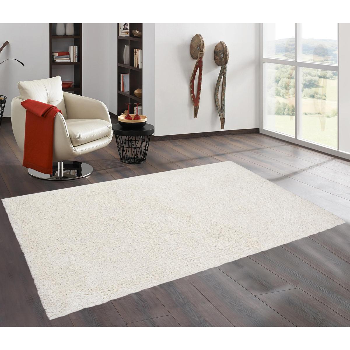 Modern Hand-Tufted Polyester & Cotton Area Rug