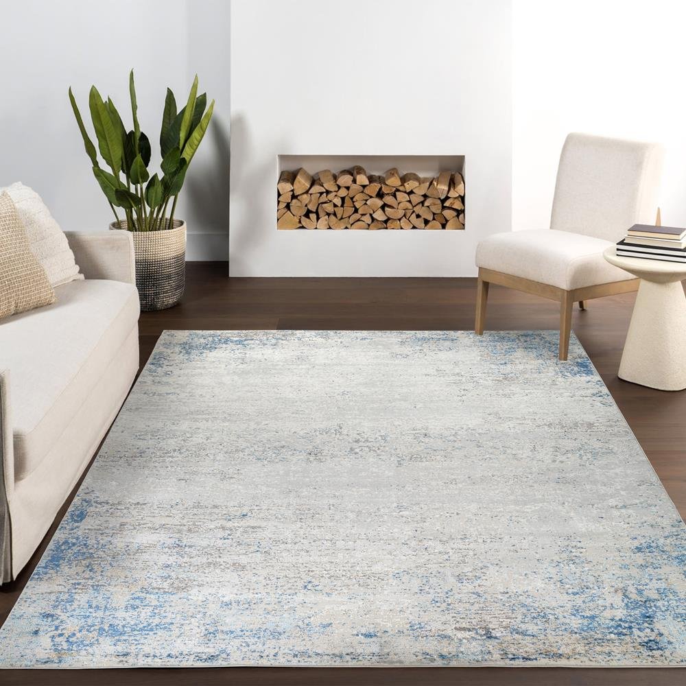 Turkish Stella Design Light Grey/Beige Area Rug