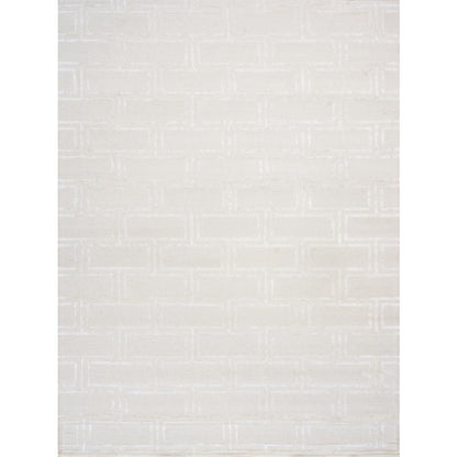 Edgy Hand-Tufted Ivory Transitional Area Rug