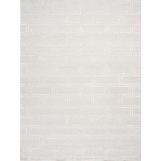 Edgy Hand-Tufted Ivory Transitional Area Rug