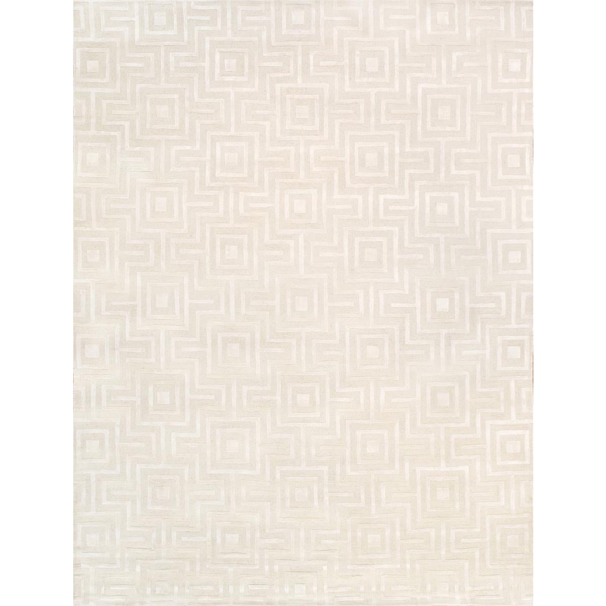 Edgy Hand-Tufted Ivory Transitional Area Rug