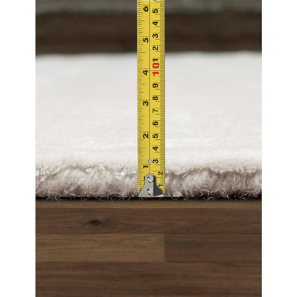 Edgy Hand-Tufted Ivory Transitional Area Rug