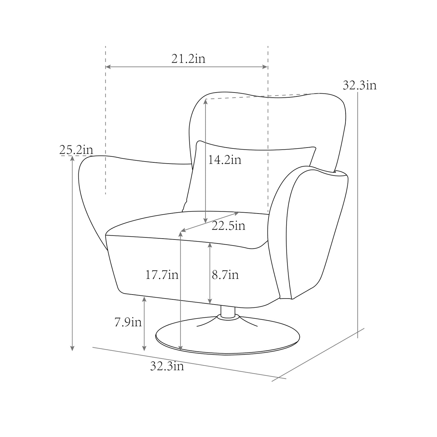 Mercer Swivel Chair