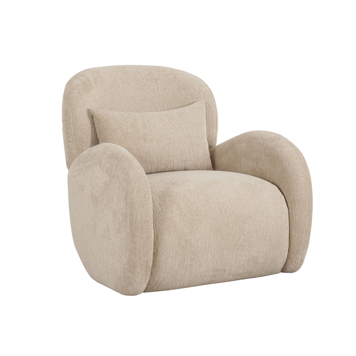 Moderno Beige Accent Chair