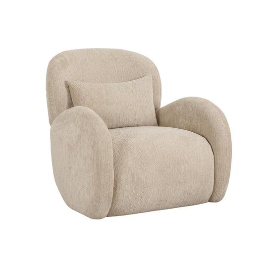 Moderno Beige Accent Chair