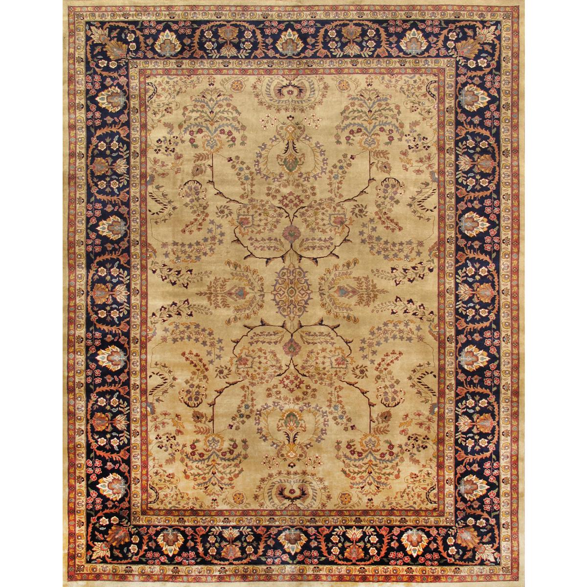 Azerbaijan Hand-Knotted Lamb's Wool Area Rug