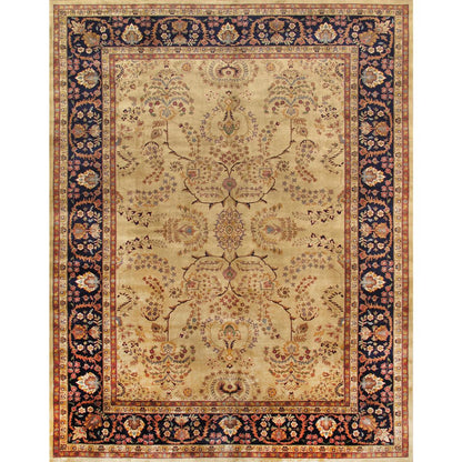 Azerbaijan Hand-Knotted Lamb's Wool Area Rug