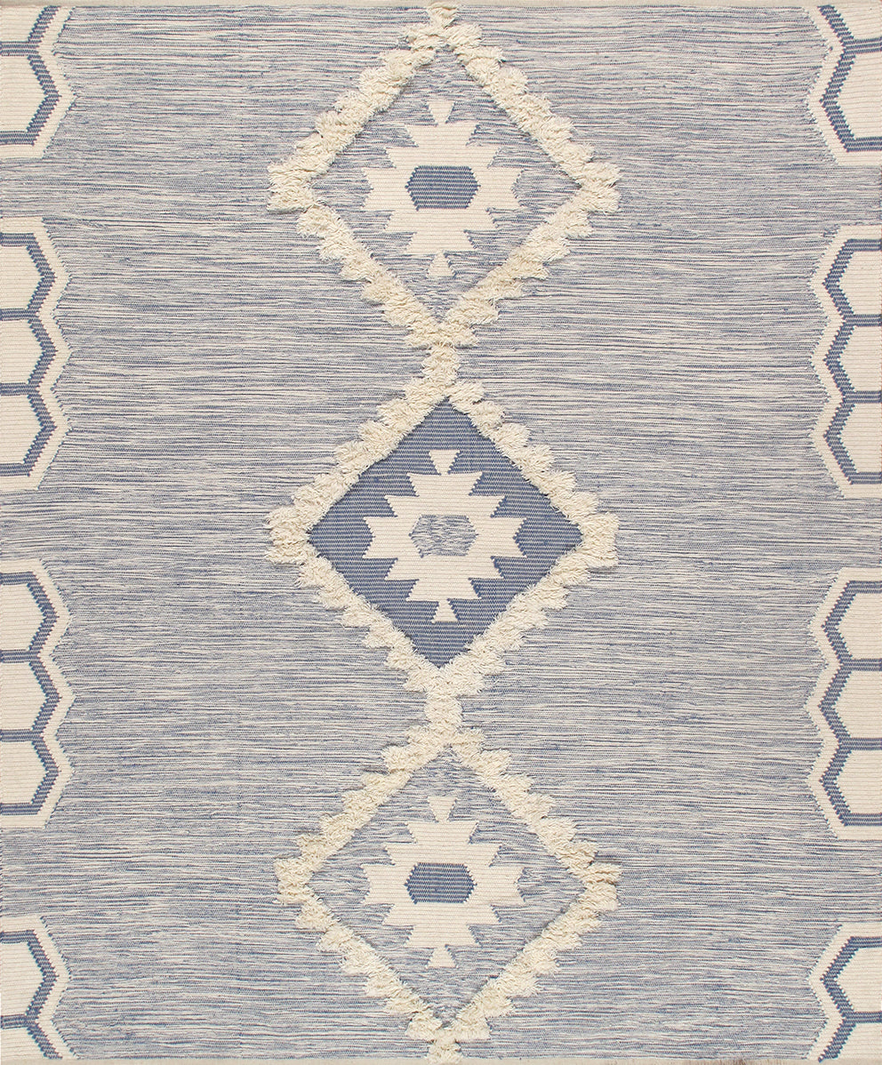 Santa Fe Hand-Knotted Wool Area Rug