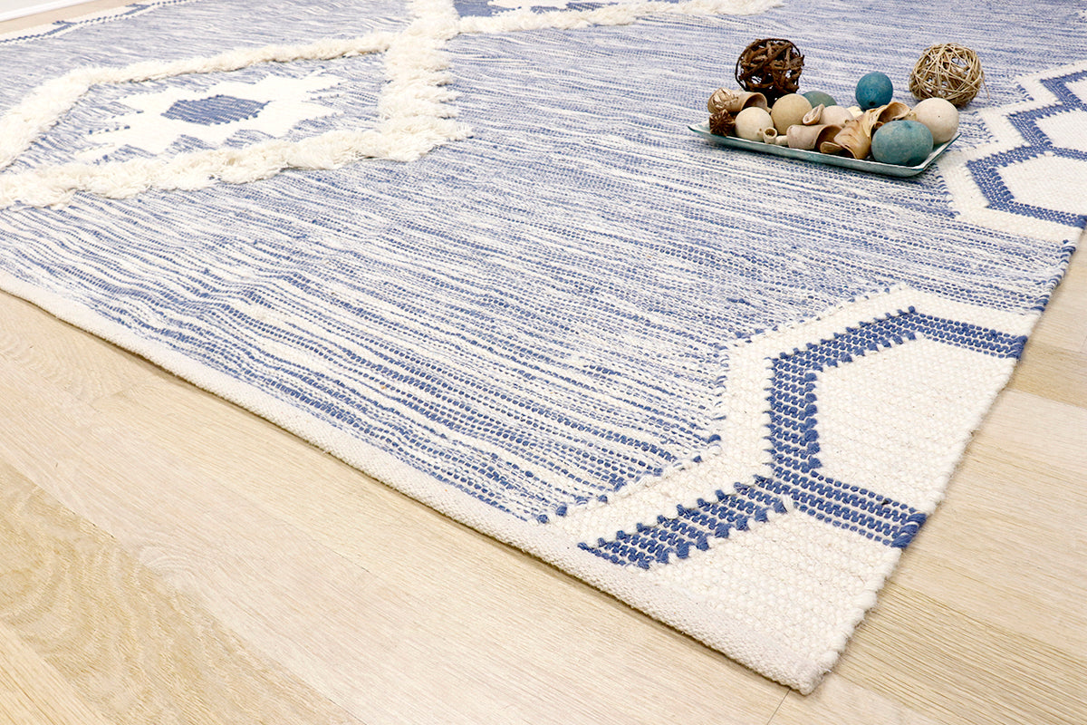 Santa Fe Hand-Knotted Wool Area Rug