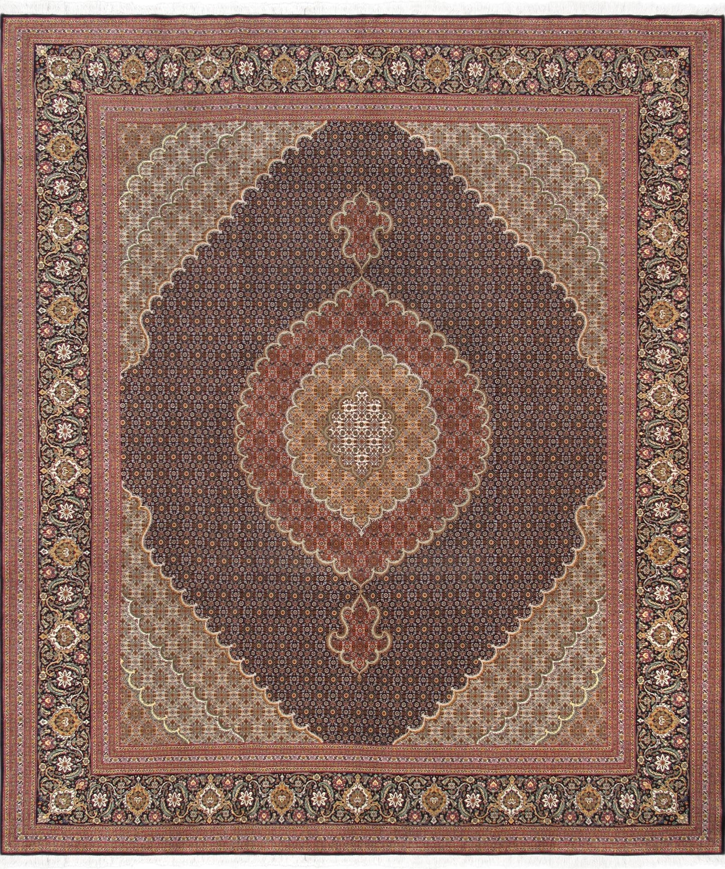 Baku Hand-Knotted Silk & Wool Area Rug