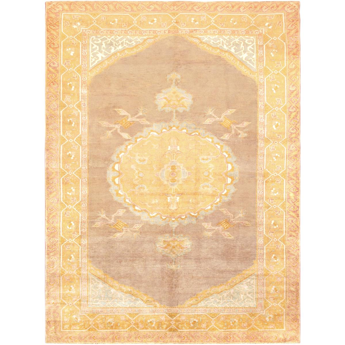 Turkish Hand-Knotted Lamb's Wool Area Rug