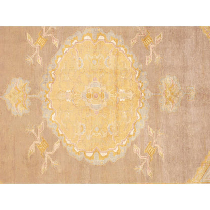 Turkish Hand-Knotted Lamb's Wool Area Rug