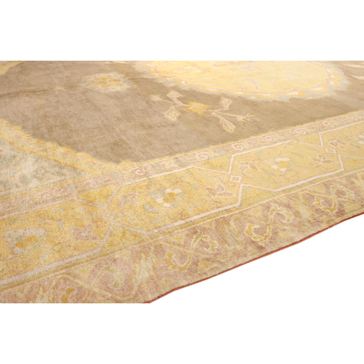 Turkish Hand-Knotted Lamb's Wool Area Rug