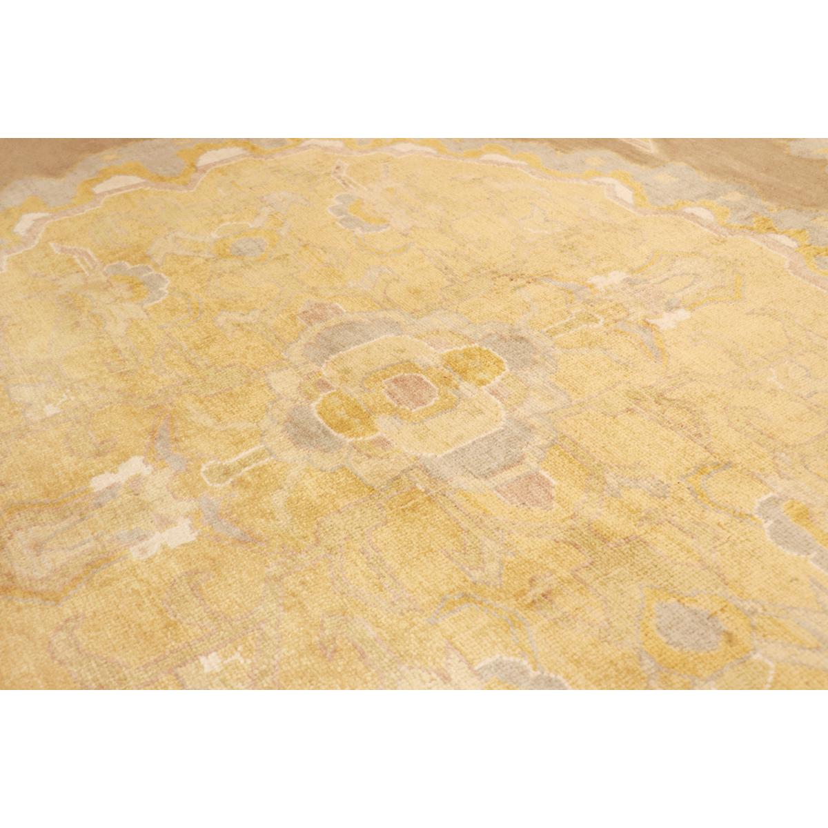 Turkish Hand-Knotted Lamb's Wool Area Rug