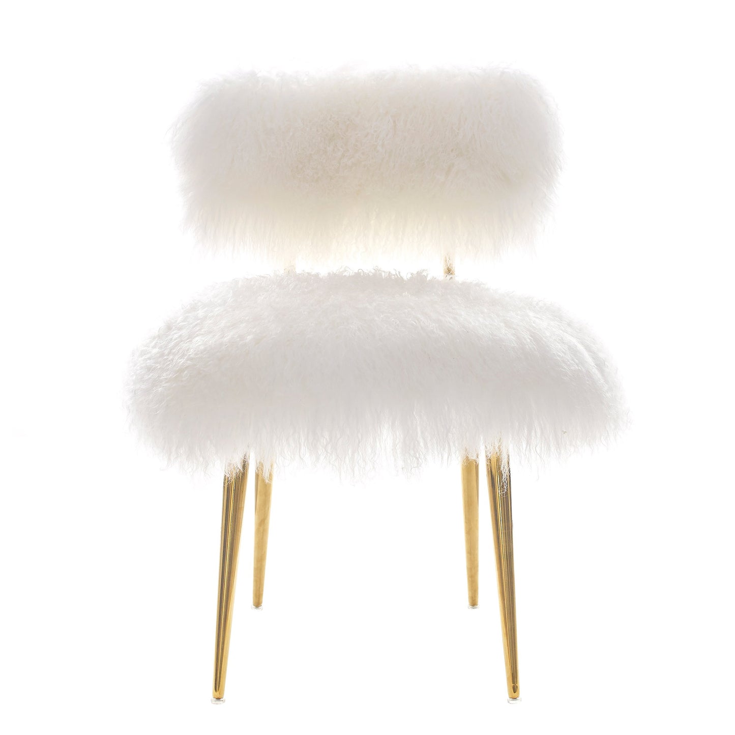 Allesia Fur Chair_White