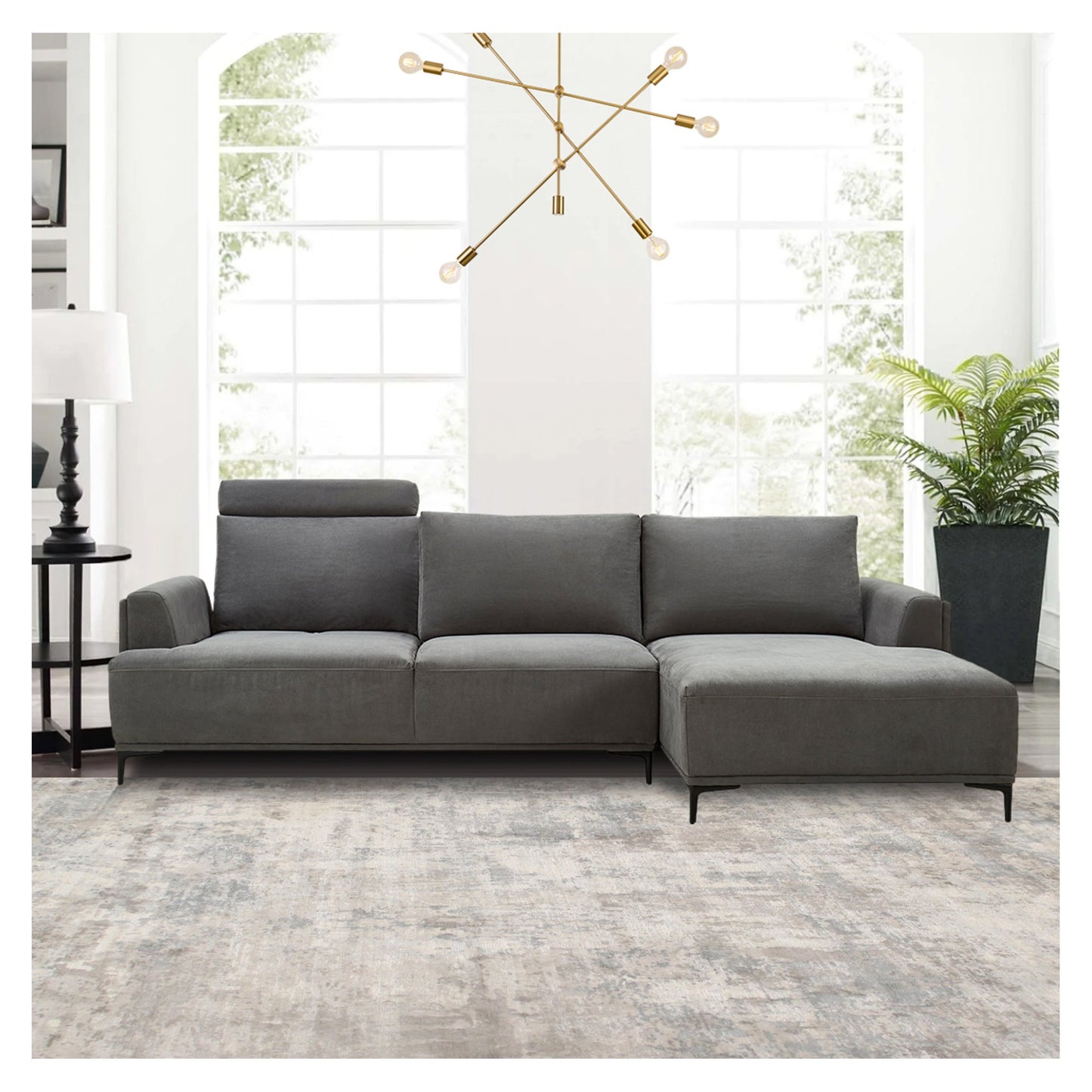 Lucca Sofa_Dark Grey