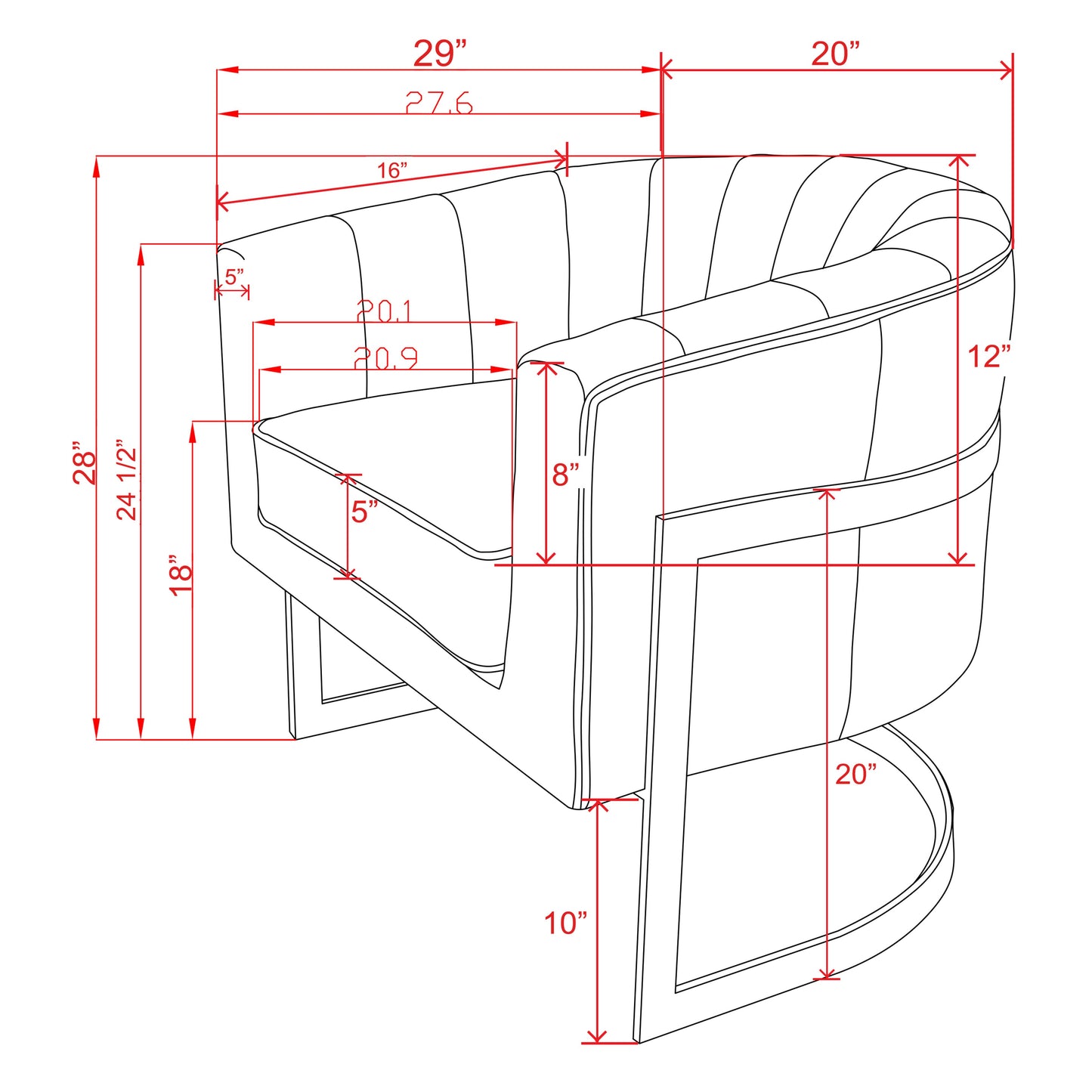 Castello Barrel Chair