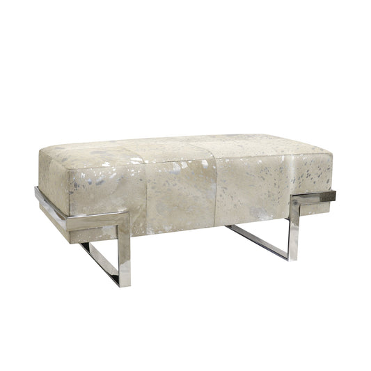 Safari Cowhide Bench